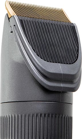 Prerëse flokësh, Mesko, MS 2843, LCD, IPX6, bateri 2000 mAh deri 180 min, karikim USB, teh titan me teh keramik, me krehra 3–12 mm, argjendtë