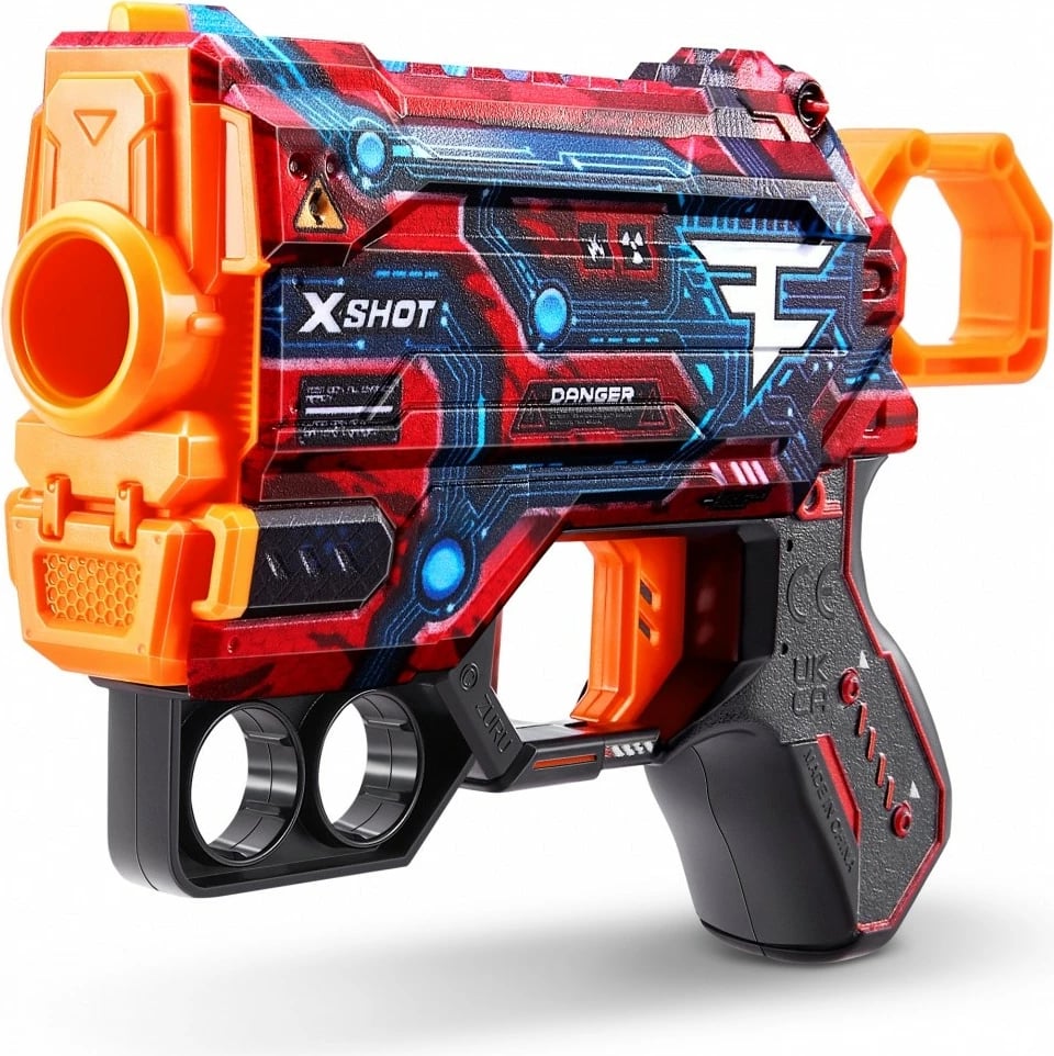 Lodër blaster ZURU X-Shot Skins Menace Faze Launcher, 4 shigjeta, Mix Lodër blaster ZURU X-Shot Skins Menace Faze Launcher, 4 shigjeta, Mix