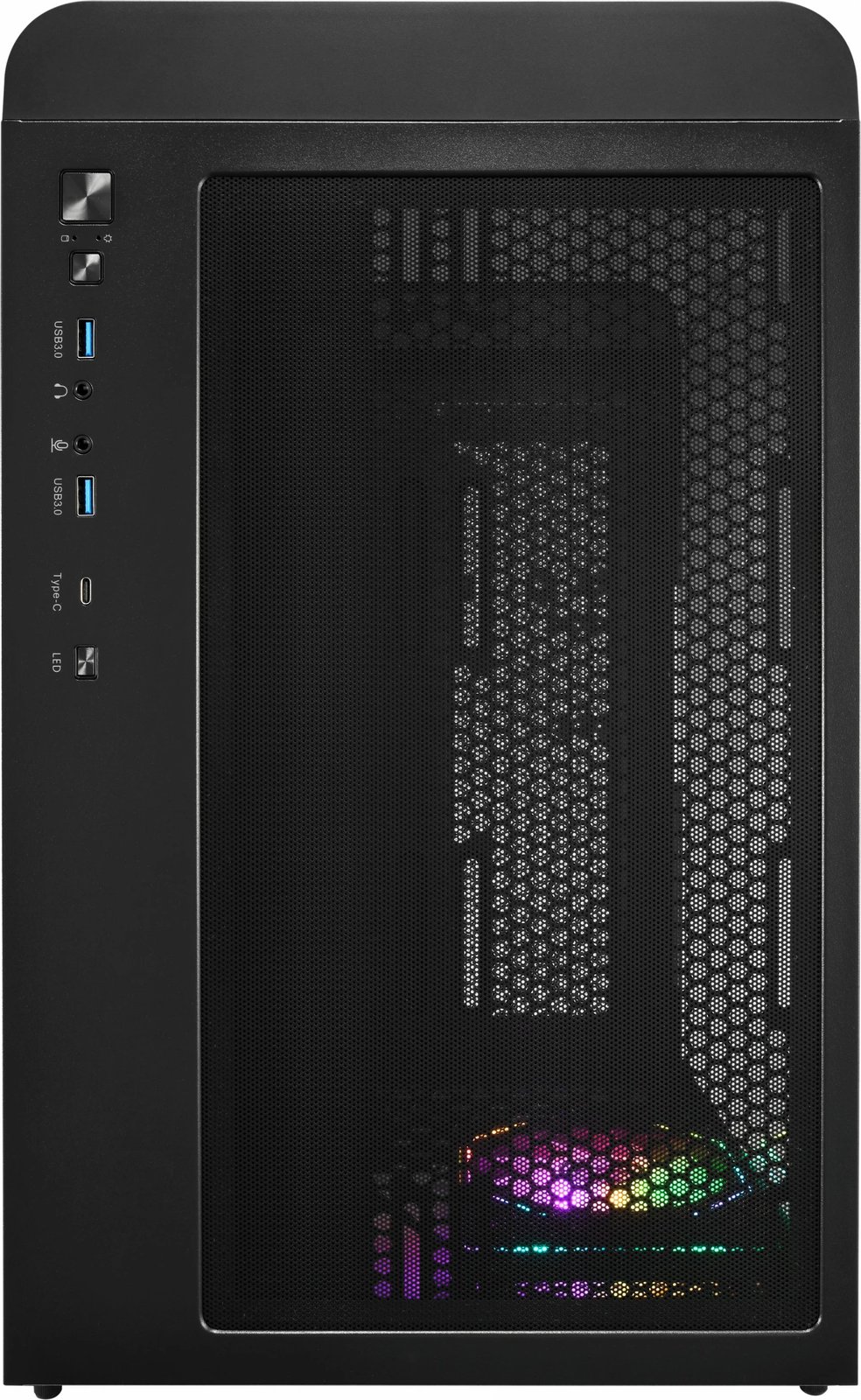 Kasë FSP S380-BA ARGB TG, Midi Tower, e zezë