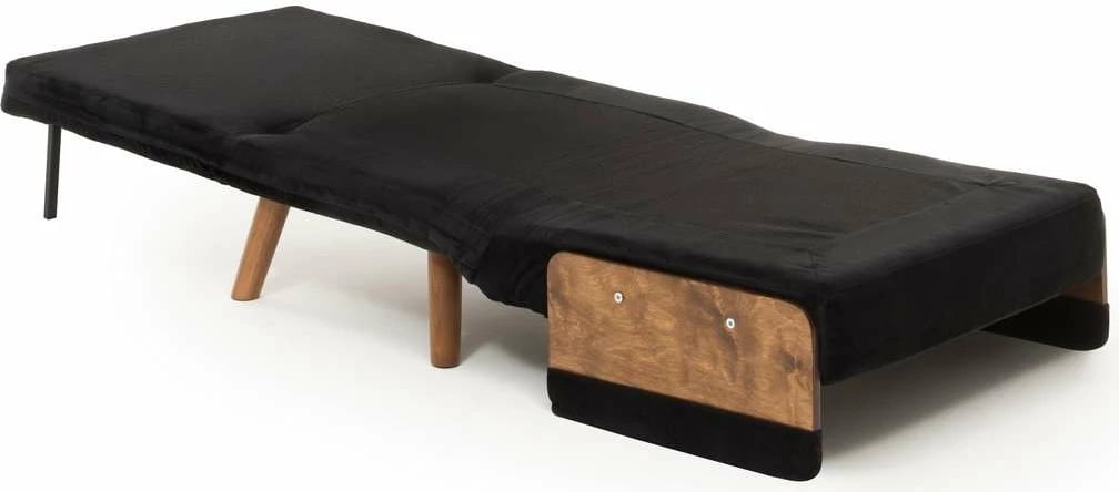 Krevat-karrige një vendës, Atelier del Sofa, Cosmo Single, e zezë