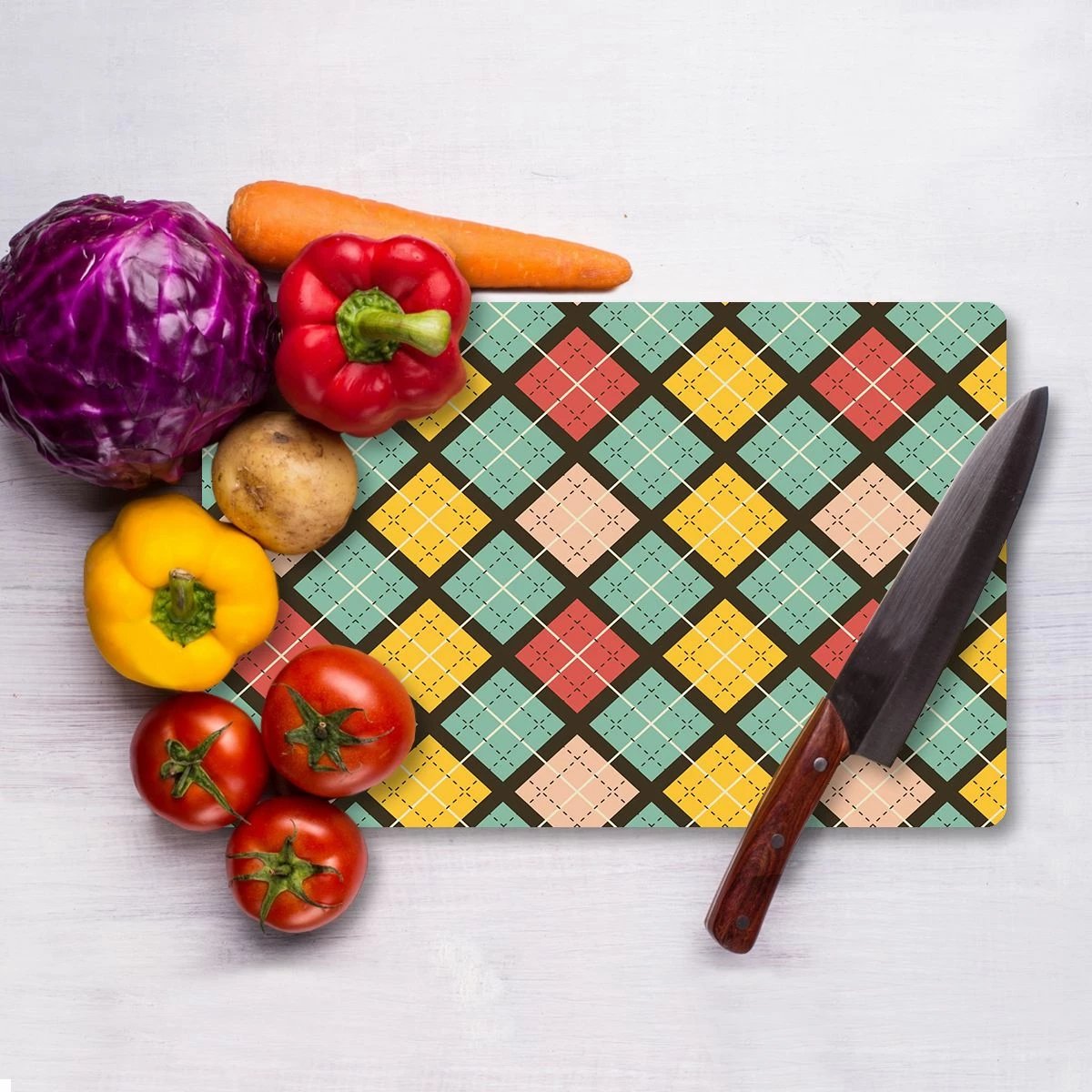 Dërrasë prerëse Hermia, Ckt130 - 3040, shumëngjyrëshe, 30x40cm Dërrasë prerëse Hermia, Ckt130 - 3040, shumëngjyrëshe, 30x40cm