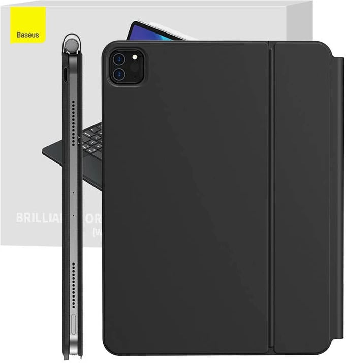 Mbështjellës me tastierë Baseus Brilliance për iPad Pro 12.9" (2018/2020/2021), Gri