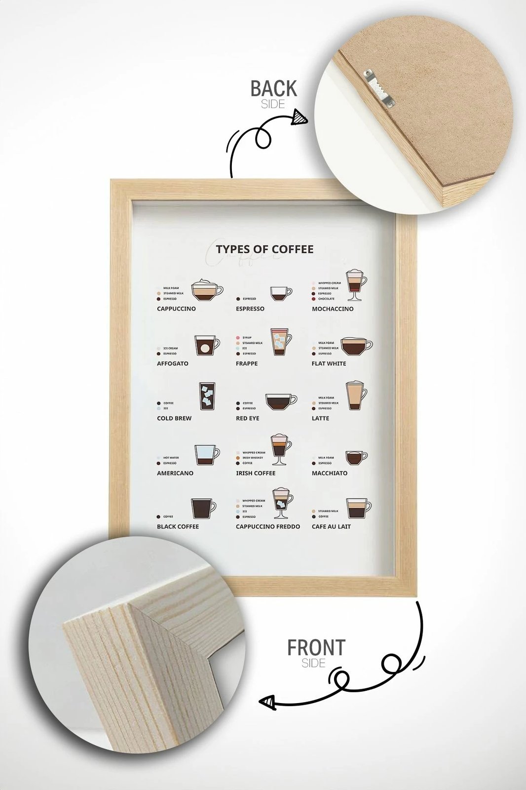 Pikturë dekorative me kornizë, shumëngjyrëshe, Ersy1Ham31