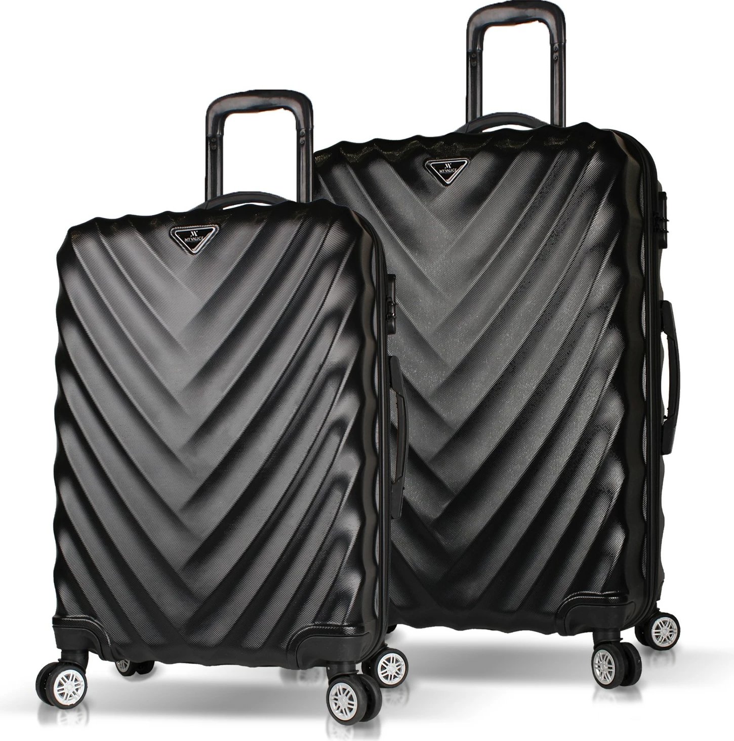 Set valixhesh (2 copë), ngjyrë e zezë, Zoozie Bags, 6869