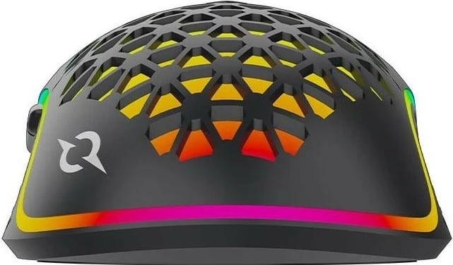 Maus ergonomik Aqirys Polaris, RGB, Dual Mode, i zi