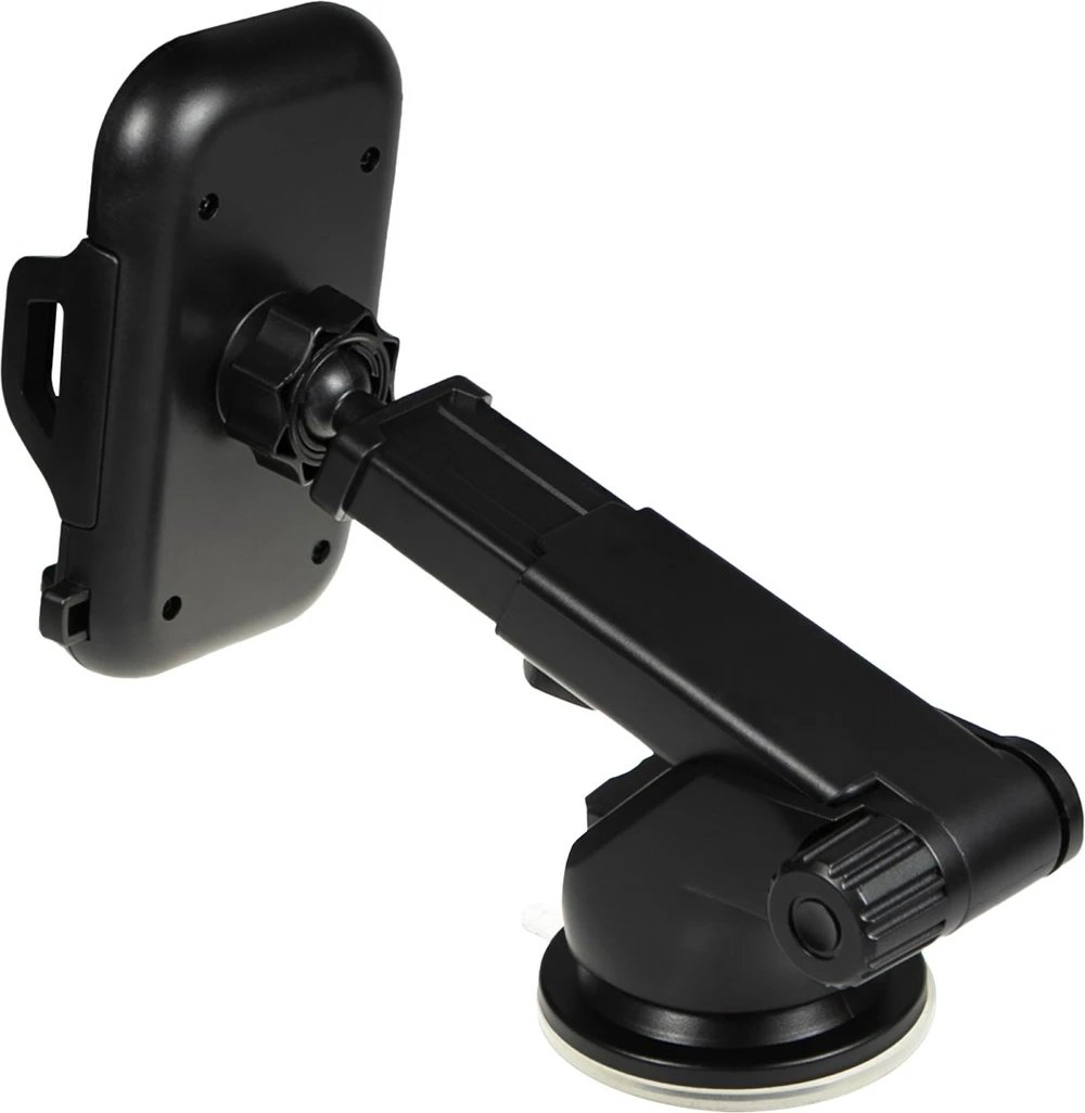 Mbajtës telefoni SAVIO CH-04 për xham veture, i zi