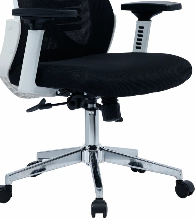 Karrige për zyre Andrew, e bardhë/e zezë