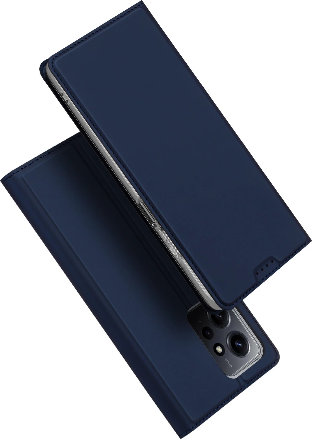 Mbështjellës Dux Ducis Skin Pro për Xiaomi Redmi Note 12, me kapak, portofol dhe qëndrim, Kaltër