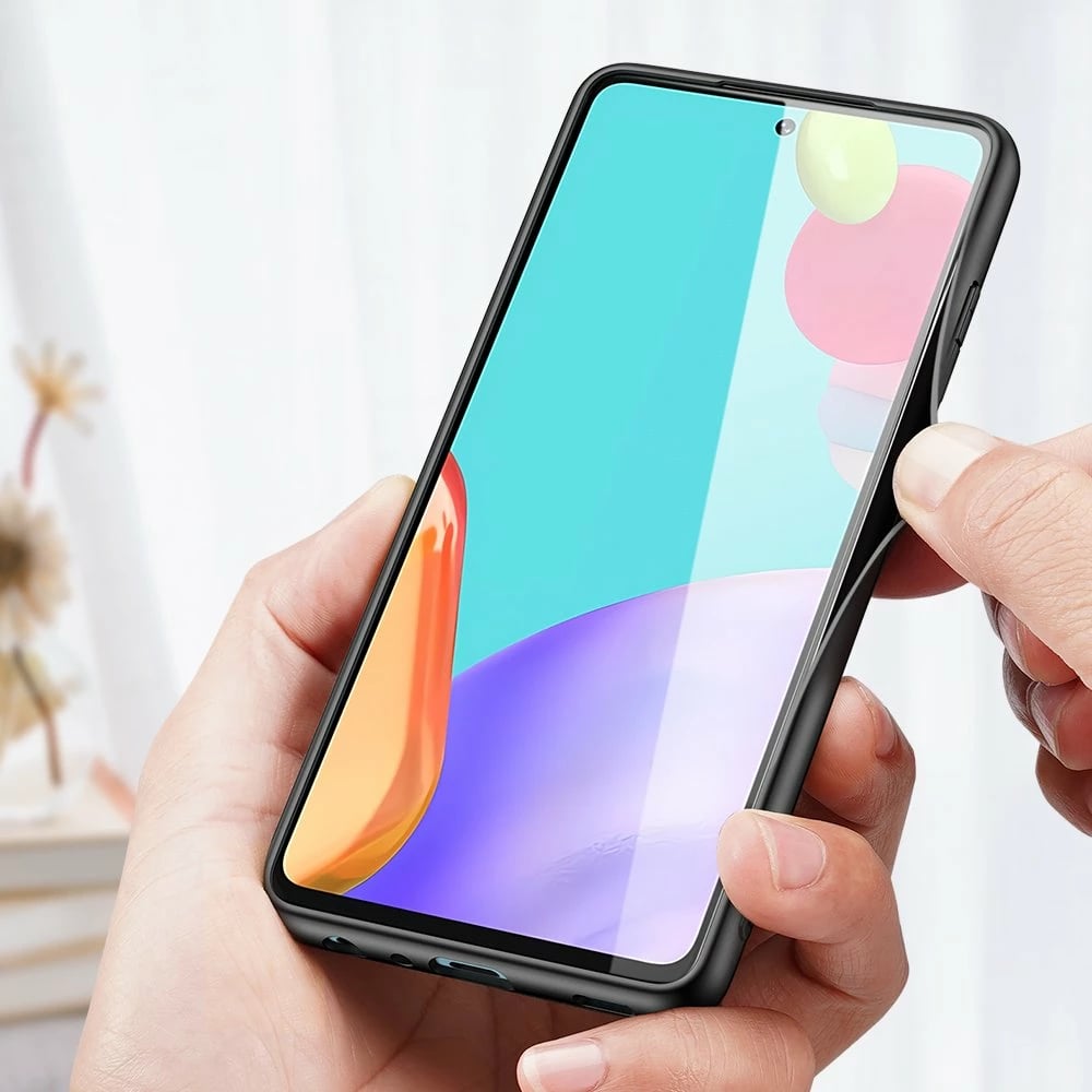 Mbështjellës Dux Ducis Fino për Samsung Galaxy A72, najlon, Gri