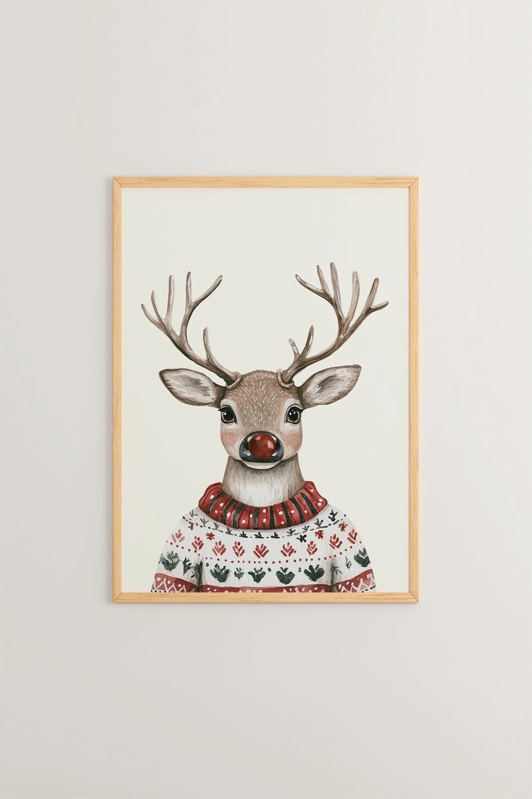 Pikturë dekorative me kornizë, Wallity, Nwyearsngmdl42, shumëngjyrëshe, 33x48cm