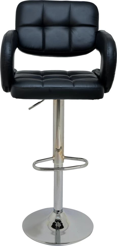 Karrige për bar Skye Decor, Bürocci Cappa, e zezë