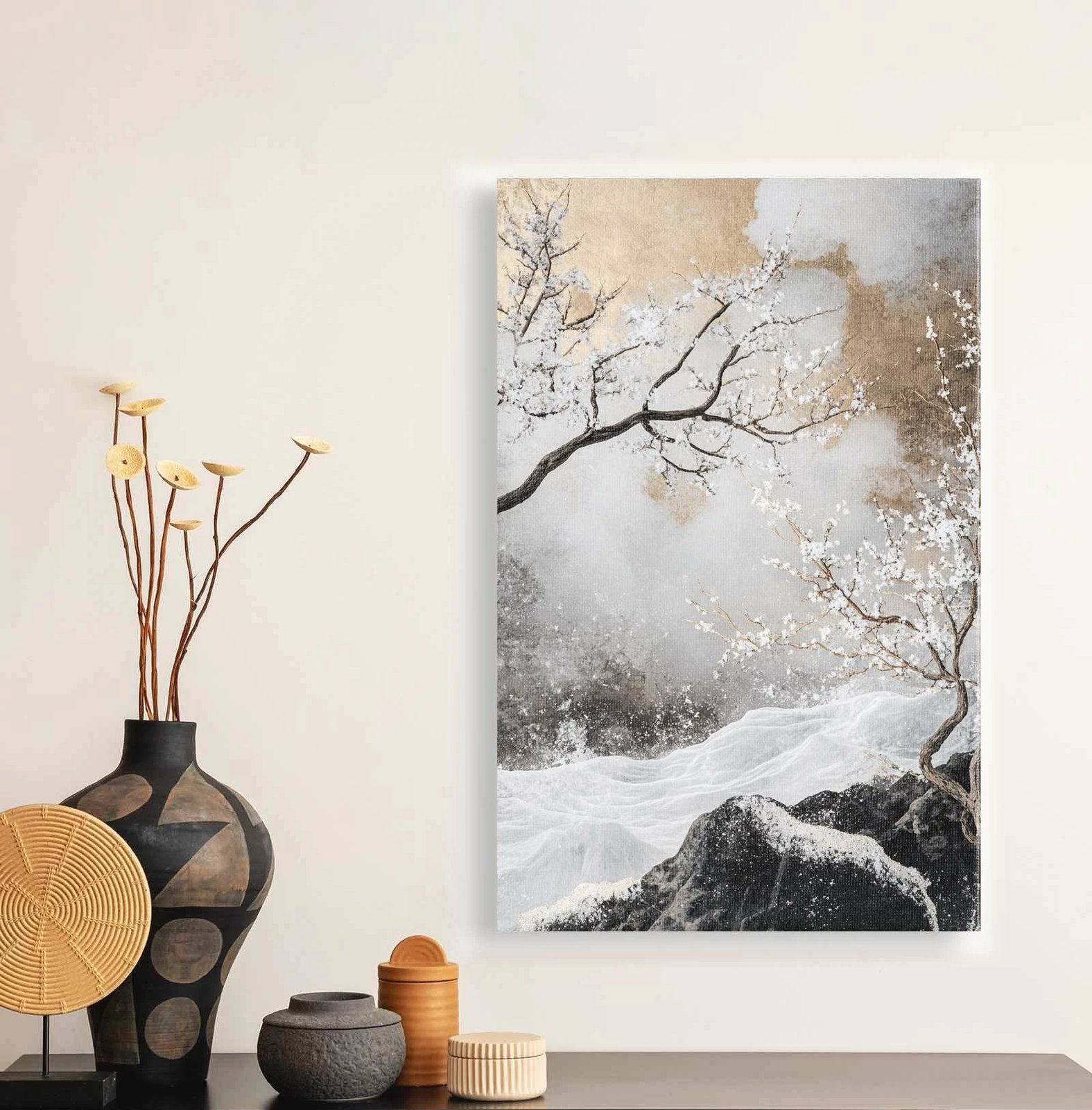 Pikturë dekorative në kanavacë, shumëngjyrëshe, Wallity YNS-1007, 45x70cm