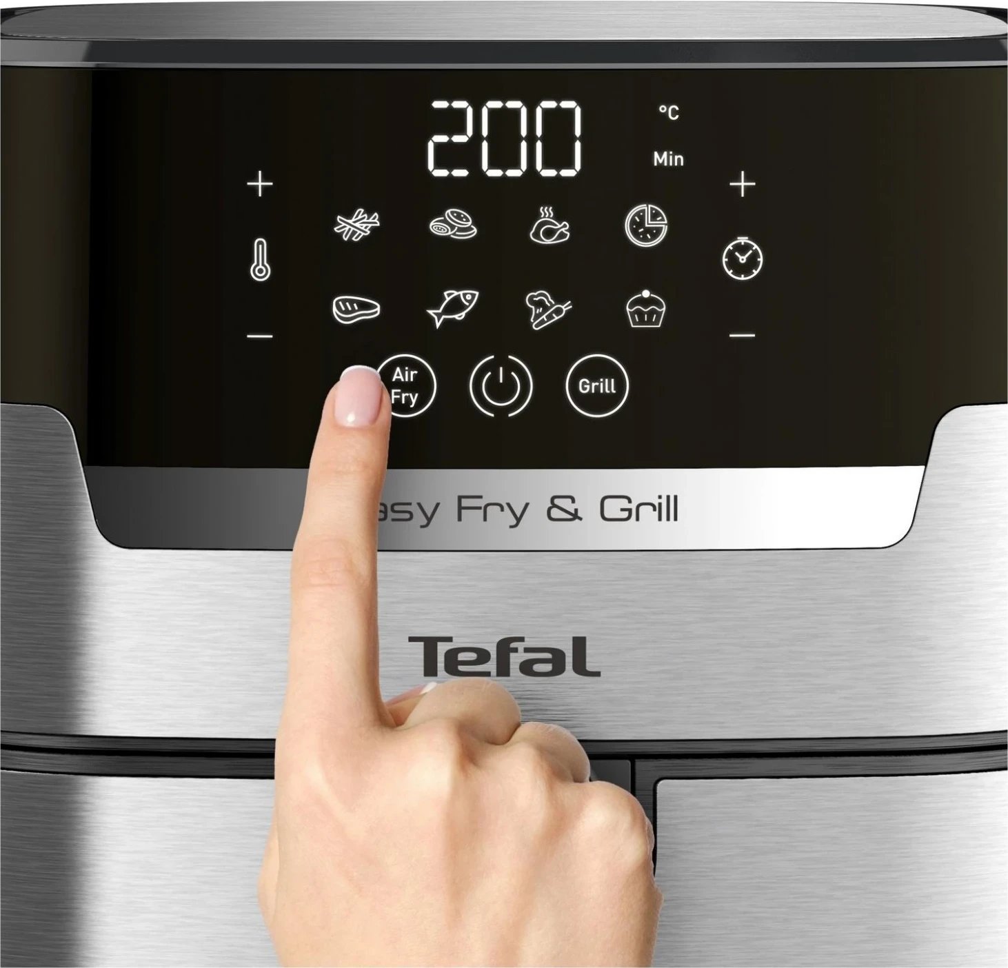 Fryer pa yndyrë Tefal EY505D15, 4.2L, 1400W, e zezë-argjendtë