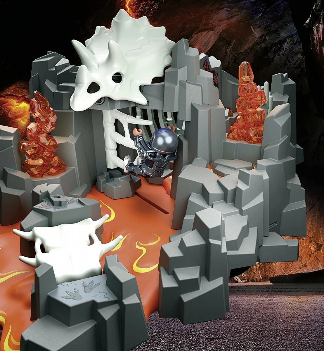 Set lodrash Playmobil DINO Rise 70926 Lava Source Guardians, 43 pjesë