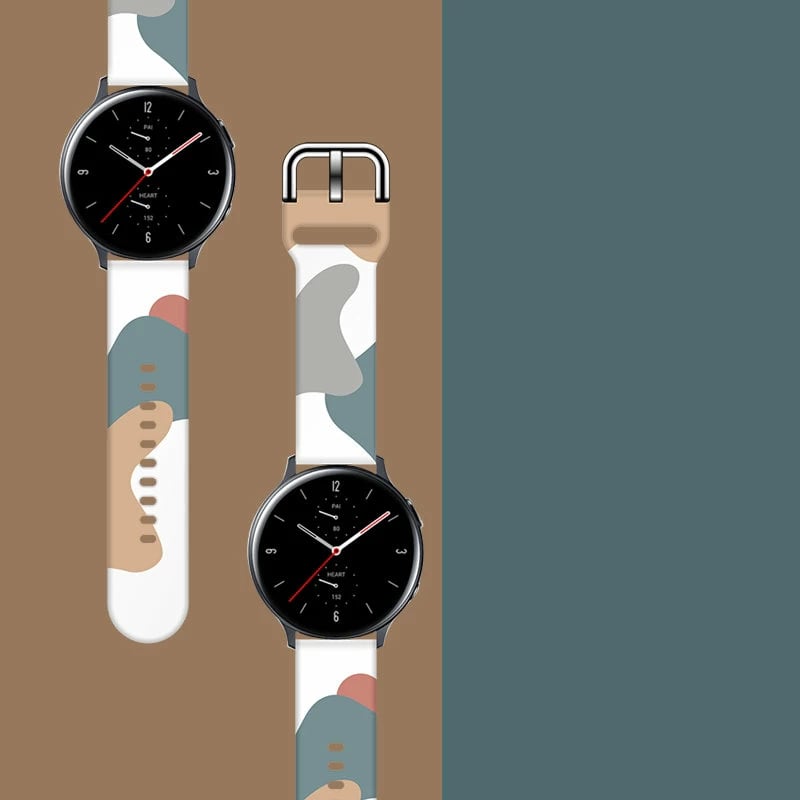 Rrip silikoni Hurtel Moro Band për Samsung Galaxy Watch 42mm, kamuflazh, shumëngjyrësh