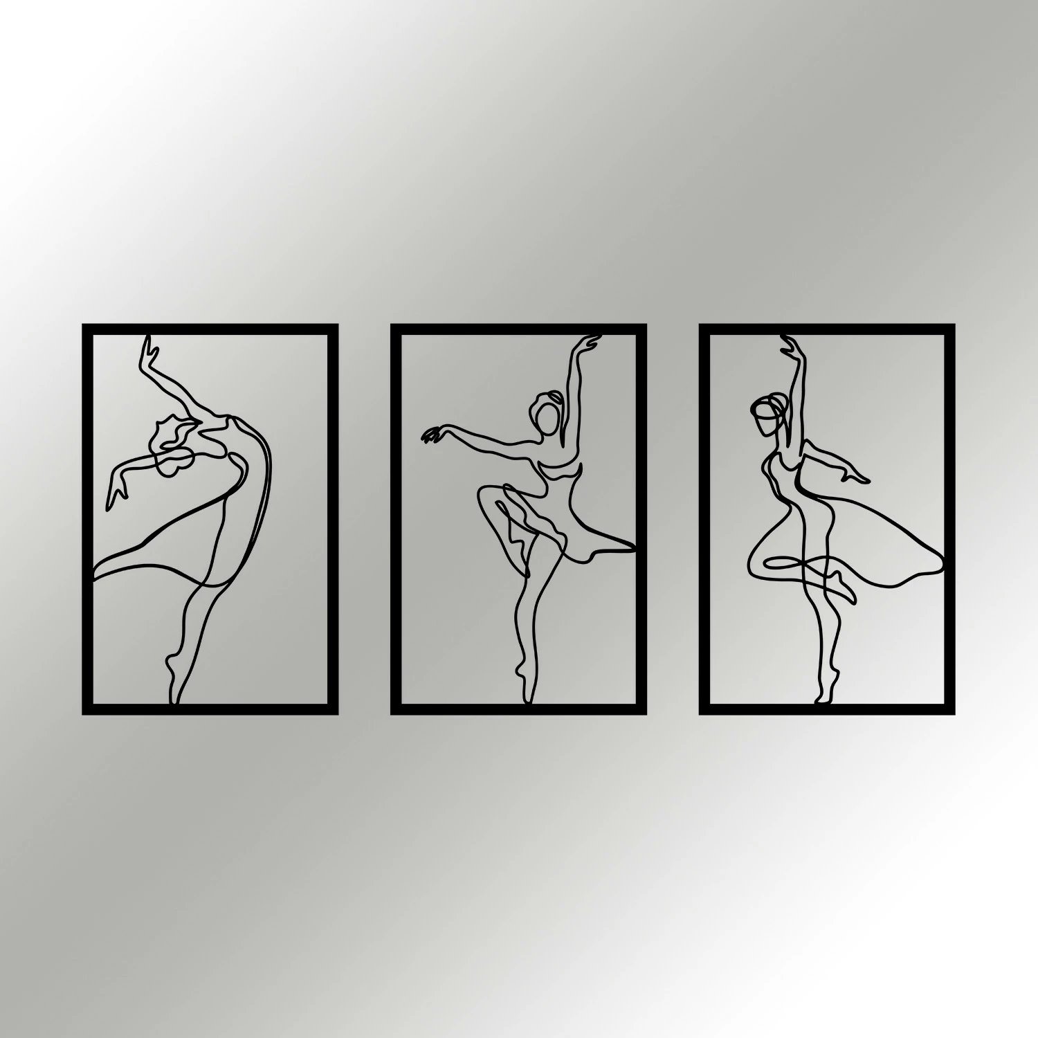 Aksesor dekorativ metalik për mur, Wallity, Zumra