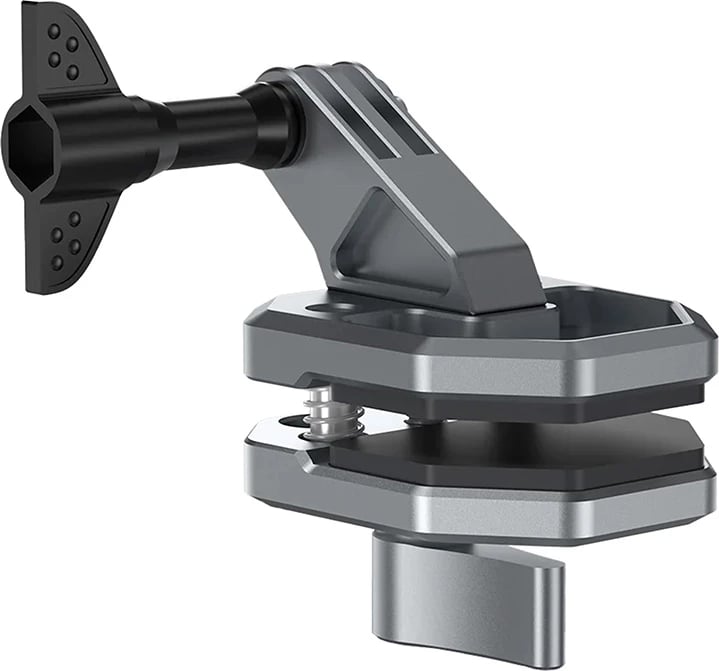 Mbajtëse motoçiklete për kamera sportive, Telesin S3-EAK-03, rregullim 180°, trashësi fiksimi 1 cm, aliazh alumini