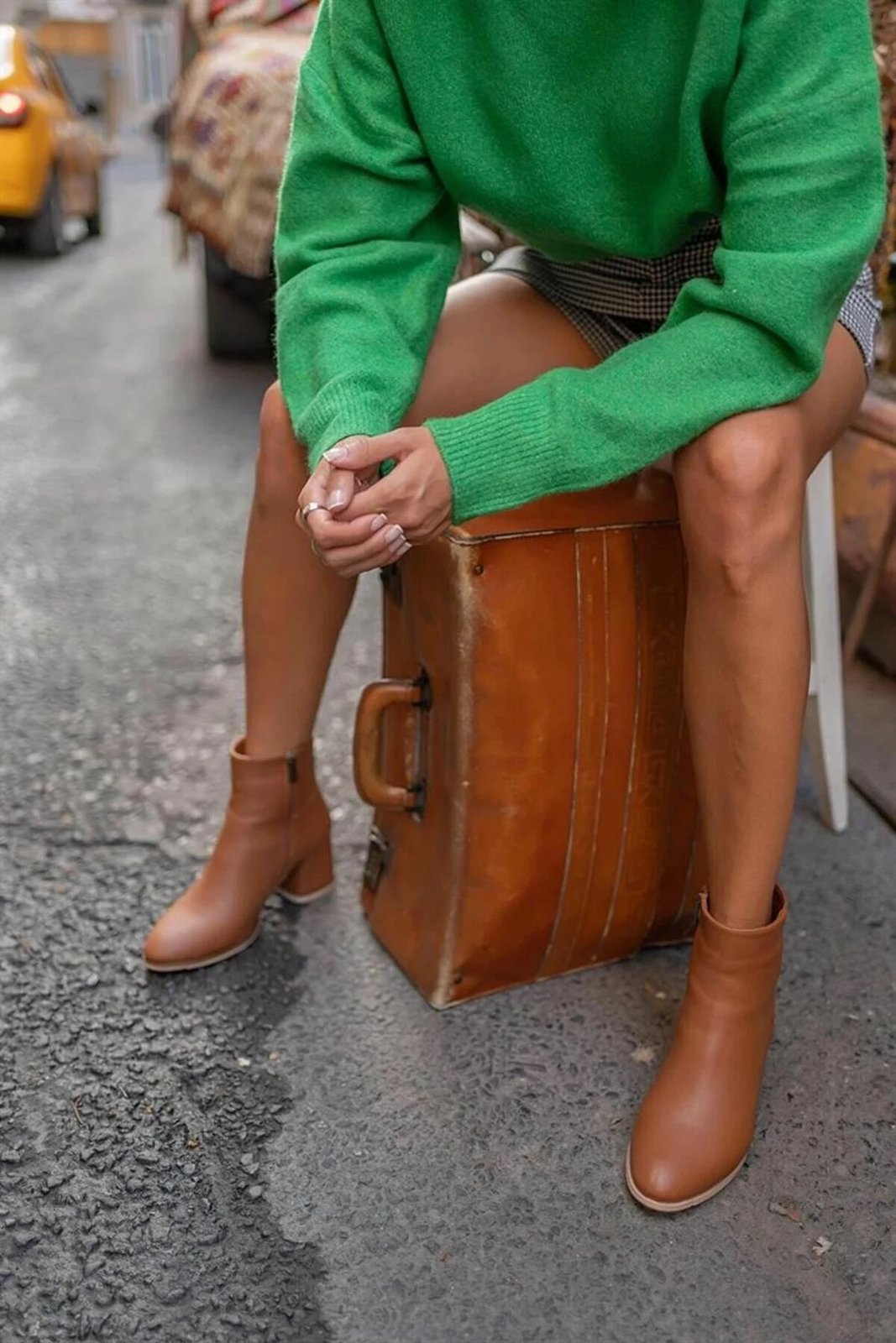 Çizme për femra, ngjyrë tan, Jumeon, MK1345021KR20-003