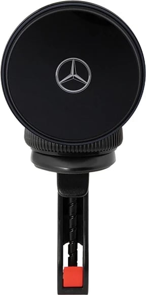 Mbajtës magnetik Mercedes Silver Star MagSafe për veturë, karikim wireless, i zi