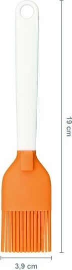 Brushë silikoni Fiskars 1023614, portokalli/bardhë Brushë silikoni Fiskars 1023614, portokalli/bardhë