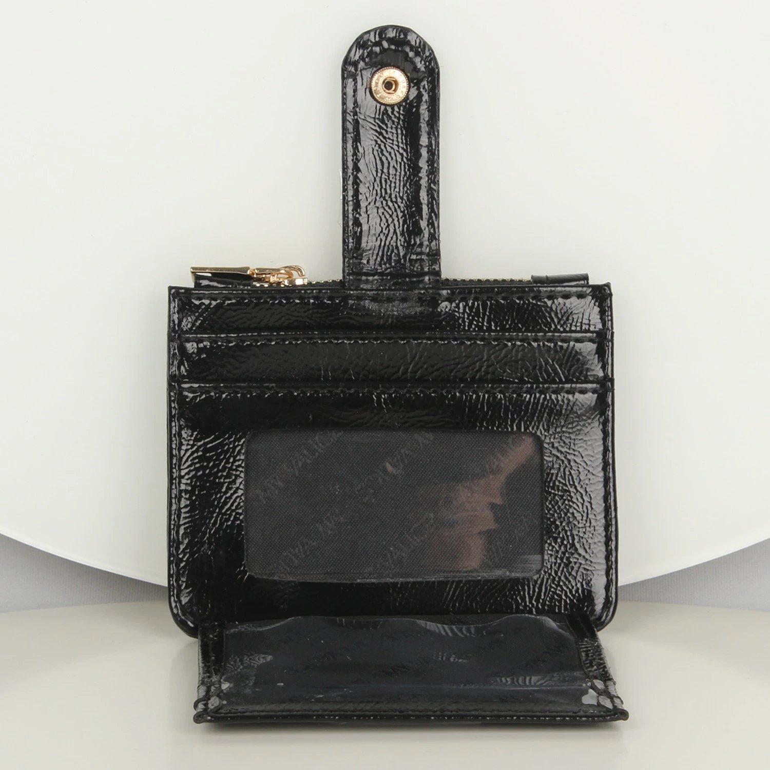 Portofol prej lëkure, ngjyrë e zezë, Zoozie Bags, 1241