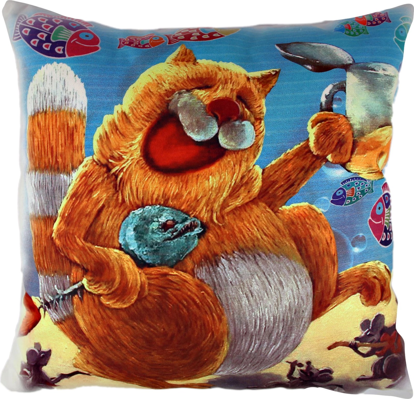 Jastëk dekorativ, shumëngjyrësh, Evila Originals, A10836, 43x43cm