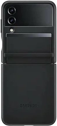 Mbështjellës për Galaxy Z Flip 4 lekurë, e zezë