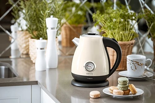 Zierëse uji elektrike, Adler, CR 1344, 1.7L, me termometër, krem