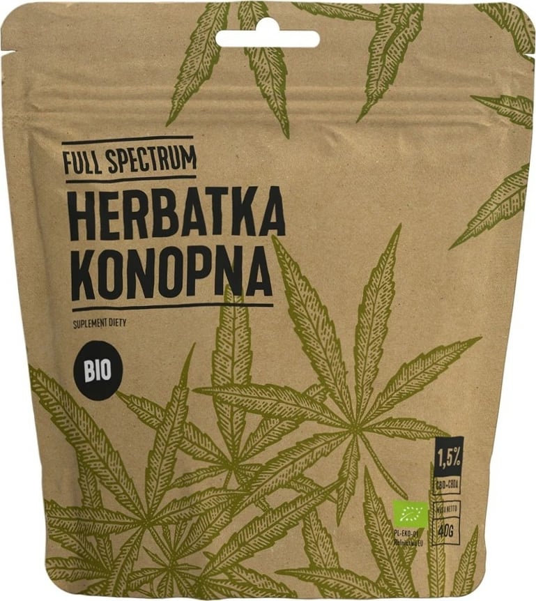 Suplement ushqimor pluhur Full Spectrum çaj me kanep 40g