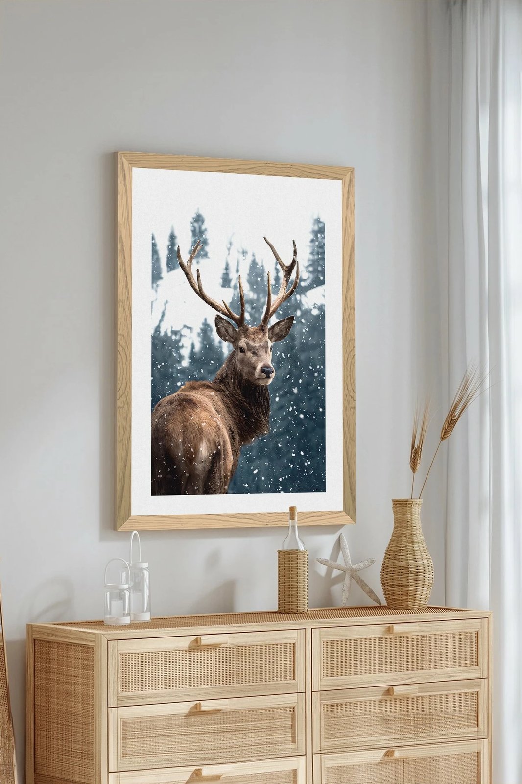 Pikturë dekorative Wallity, Tekhammdf107, shumëngjyrëshe, 33x48cm