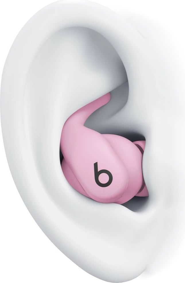 Kufje pa tela në vesh për sport Apple Powerbeats Fit ME2L4EE/A, ANC, Bluetooth, IPX4, 7h+30h me kuti karikimi, Pink