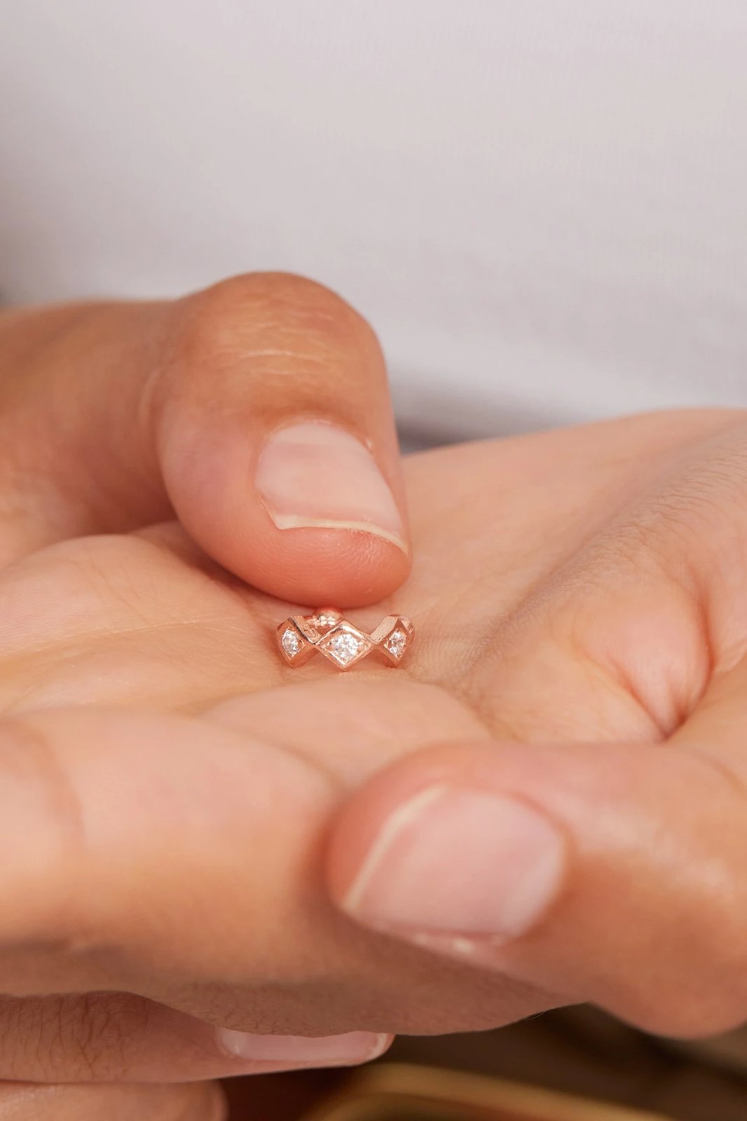 Vath argjendi ngjyrë rozë gold, Elika Silver, ELKAB92216R