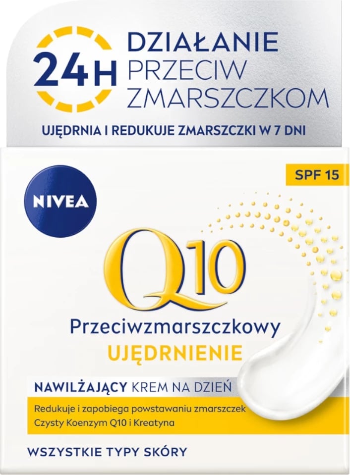 Krem ditës për femra Nivea Q10 Power Anti-Wrinkle Moisturizing, 50ml