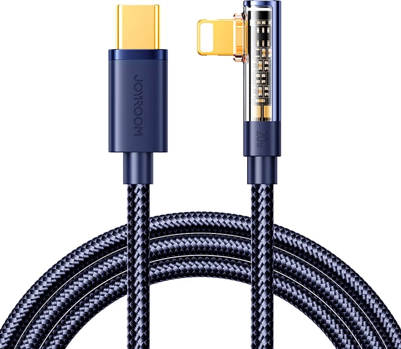 Kabllo Joyroom S-CL020A6, USB-C në Lightning (këndi), 1.2m, 20W, Blu