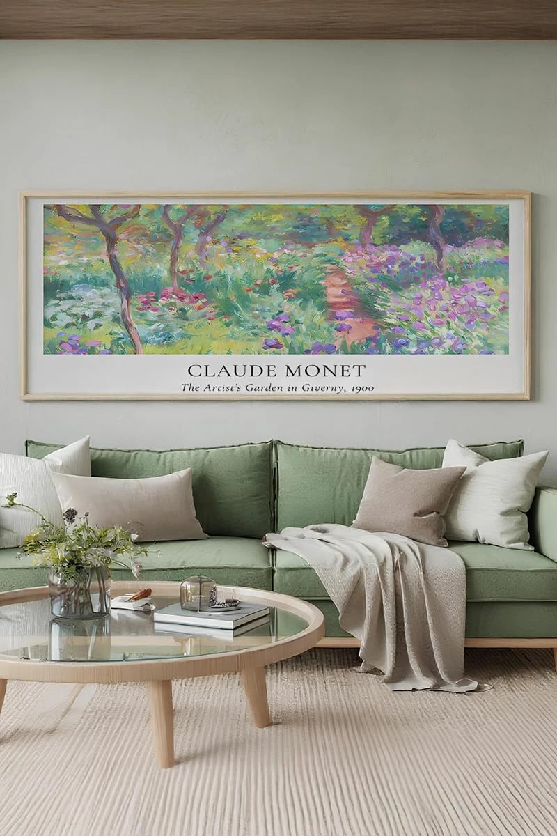 Pikturë dekorative me kornizë, Wallity, Artsmdfyty24-3370, shumëngjyrëshe, 33x70cm