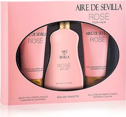 Set Eau de Toilette për femra Aire de Sevilla Rose 100ml Set Eau de Toilette për femra Aire de Sevilla Rose 100ml
