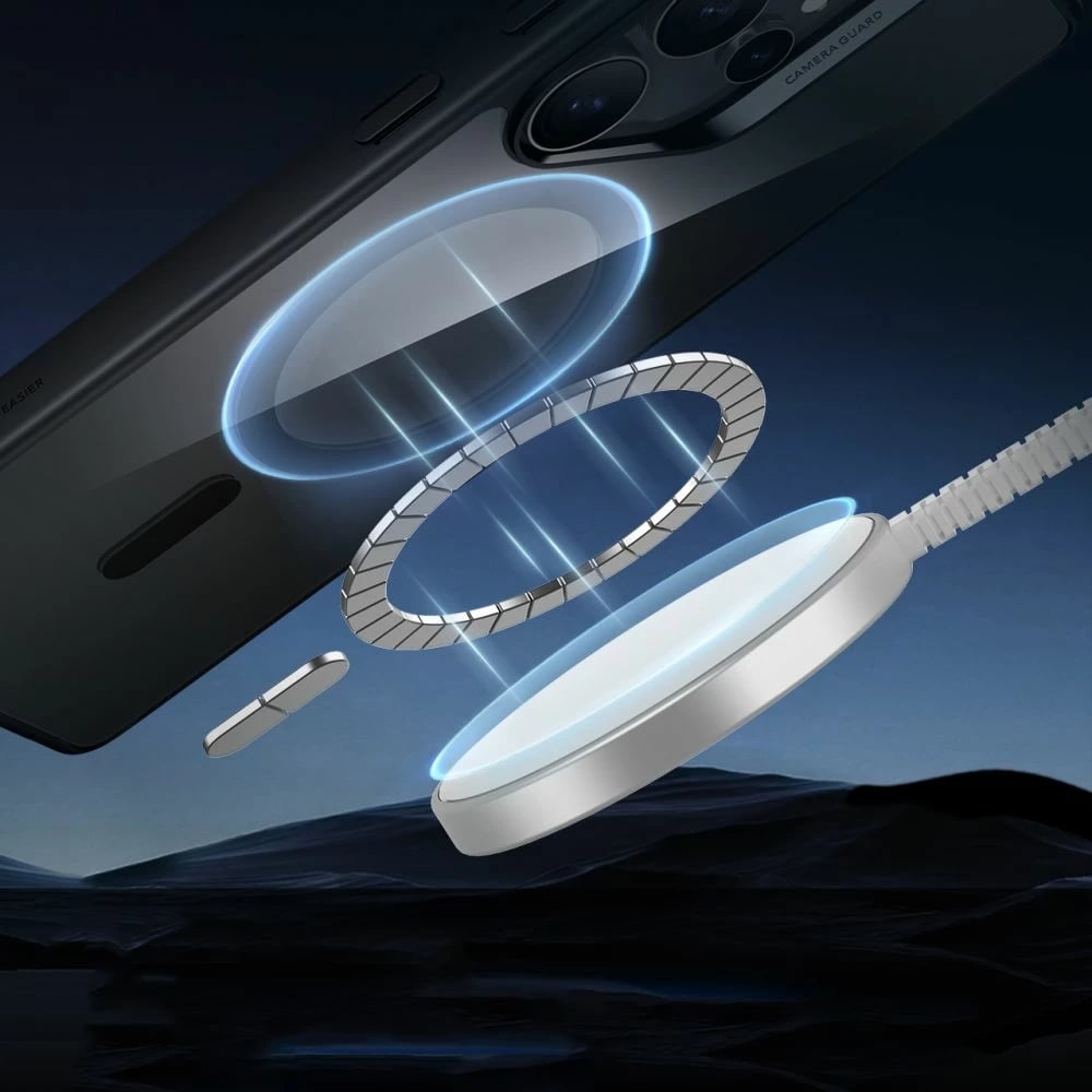 Mbështjellës ESR Classic Hybrid HaloLock MagSafe për Samsung Galaxy S25 Ultra, i zi/transparente