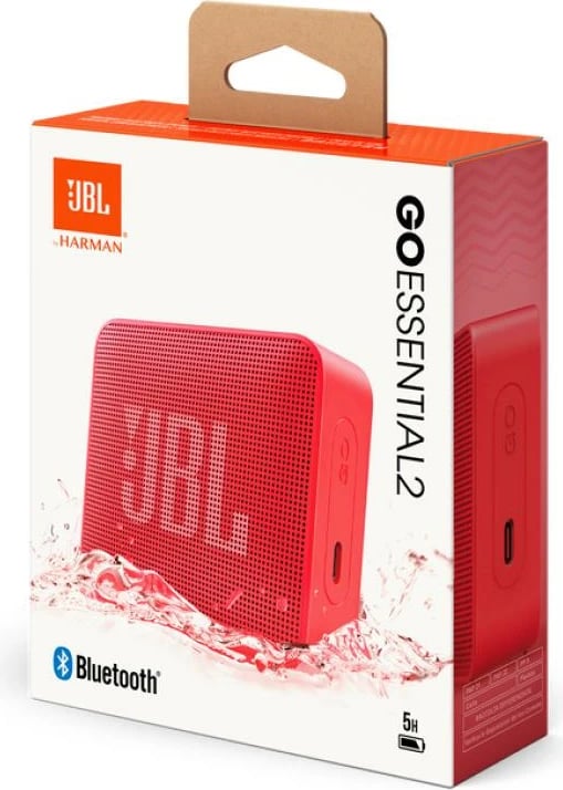 Altoparlant portabël, JBL, Go Essential 2 (JBLGOES2REDEU), Bluetooth, i kuq