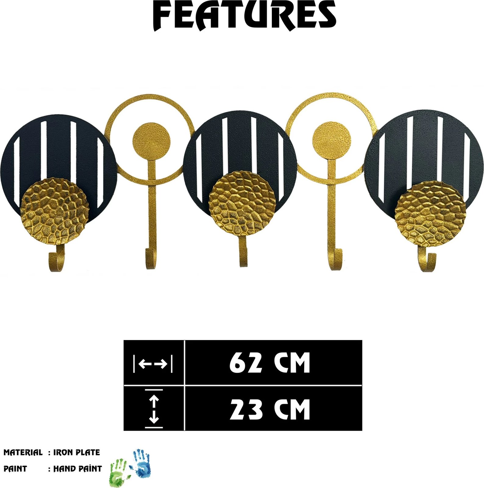 Varëse muri metalike Wallity, Mihriban, shumëngjyrëshe