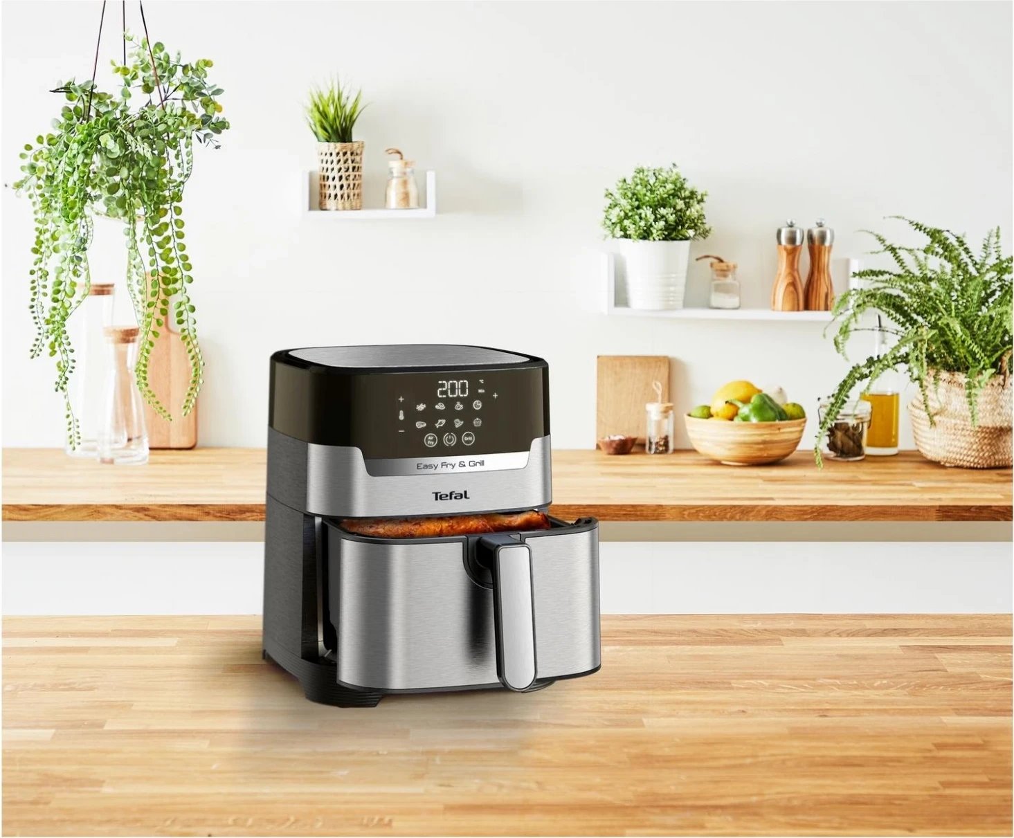 Fryer pa yndyrë Tefal EY505D15, 4.2L, 1400W, e zezë-argjendtë