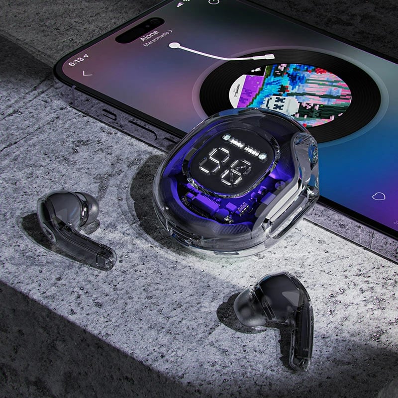 Kufje wireless Acefast T8, TWS, Bluetooth 5.3, mint