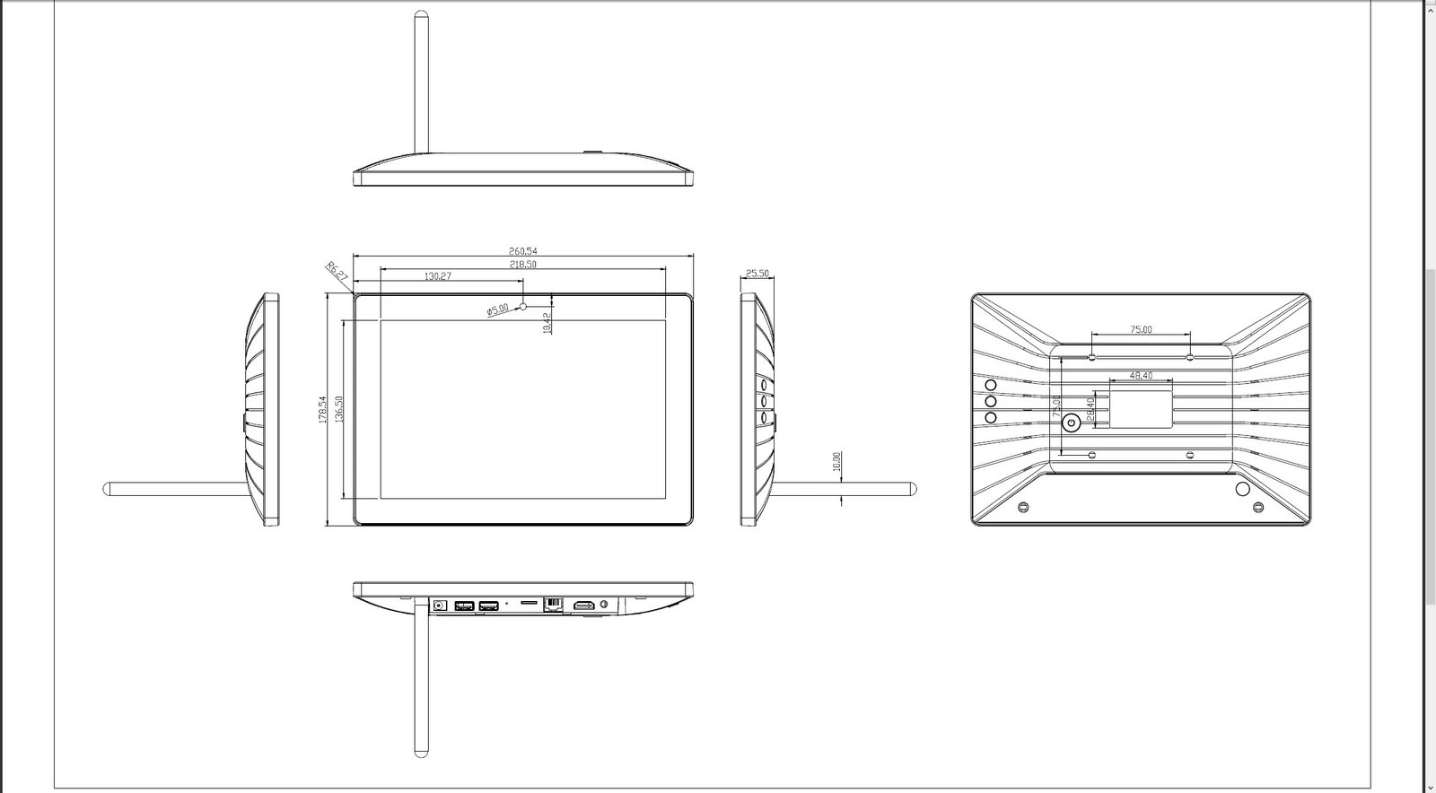 Tablet ALLNET PrimeOne-100, 10 Zoll, 4GB/16GB, Android 13