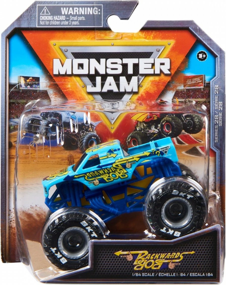 Lodër veturë Monster Jam Spin Master 1:64, metal dhe plastikë, ngjyra të përziera, 1 copë Lodër veturë Monster Jam Spin Master 1:64, metal dhe plastikë, ngjyra të përziera, 1 copë