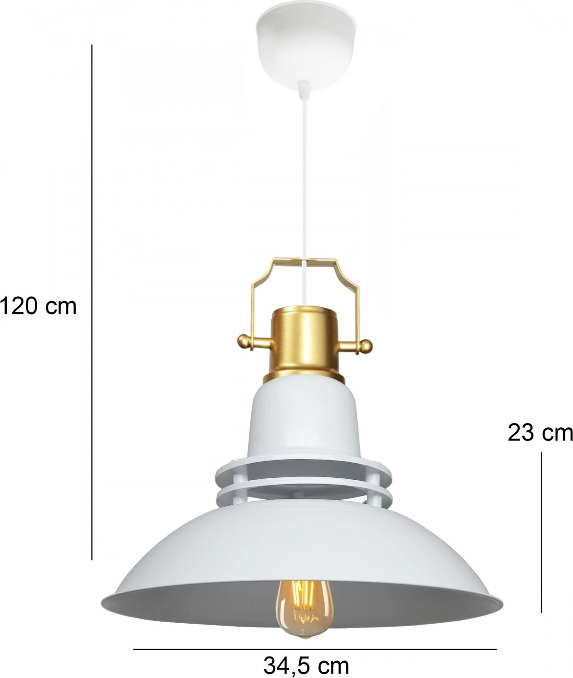 Llambë tavani Opviq, AYD-3643, e bardhë, 34.5x23x120 cm Llambë tavani Opviq, AYD-3643, e bardhë, 34.5x23x120 cm