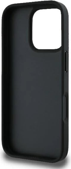 Mbështjellës Karl Lagerfeld Monogram Choupette Head Pin për iPhone 16 Pro Max, i zi