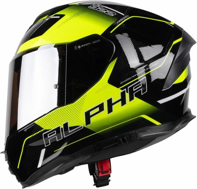 Helmete Alpha Zeze/fluo Gloss L