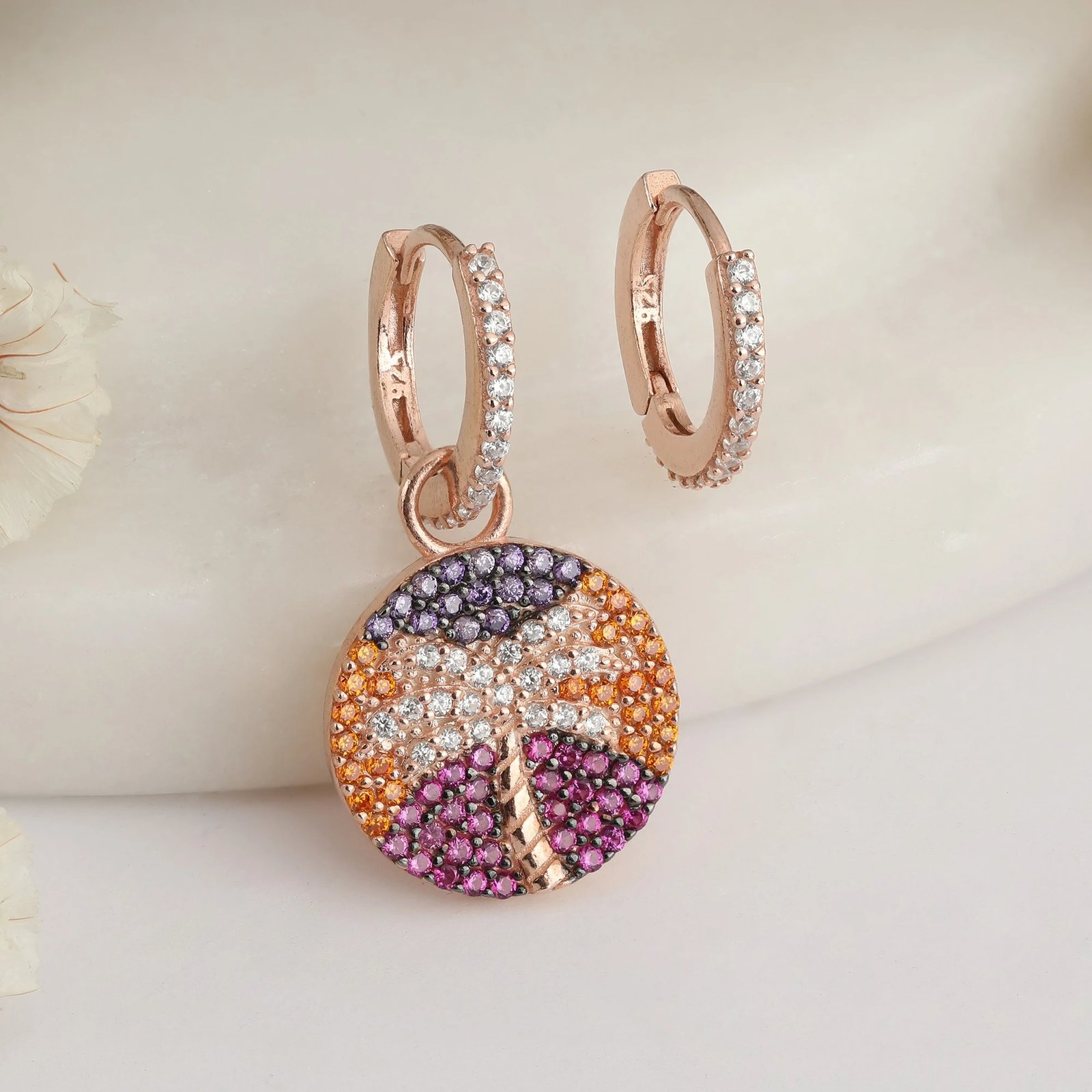 Vathë argjendi Jumeon, shumëngjyrësh, 10263PLM