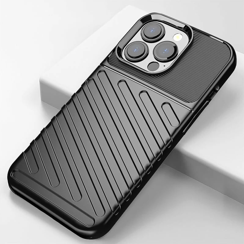 Mbështjellës Hurtel Thunder Case për iPhone 13 Pro, TPU, kaltër