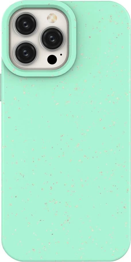 Mbështjellës Hurtel Eco Case për iPhone 13 Pro Max, silikon, mint
