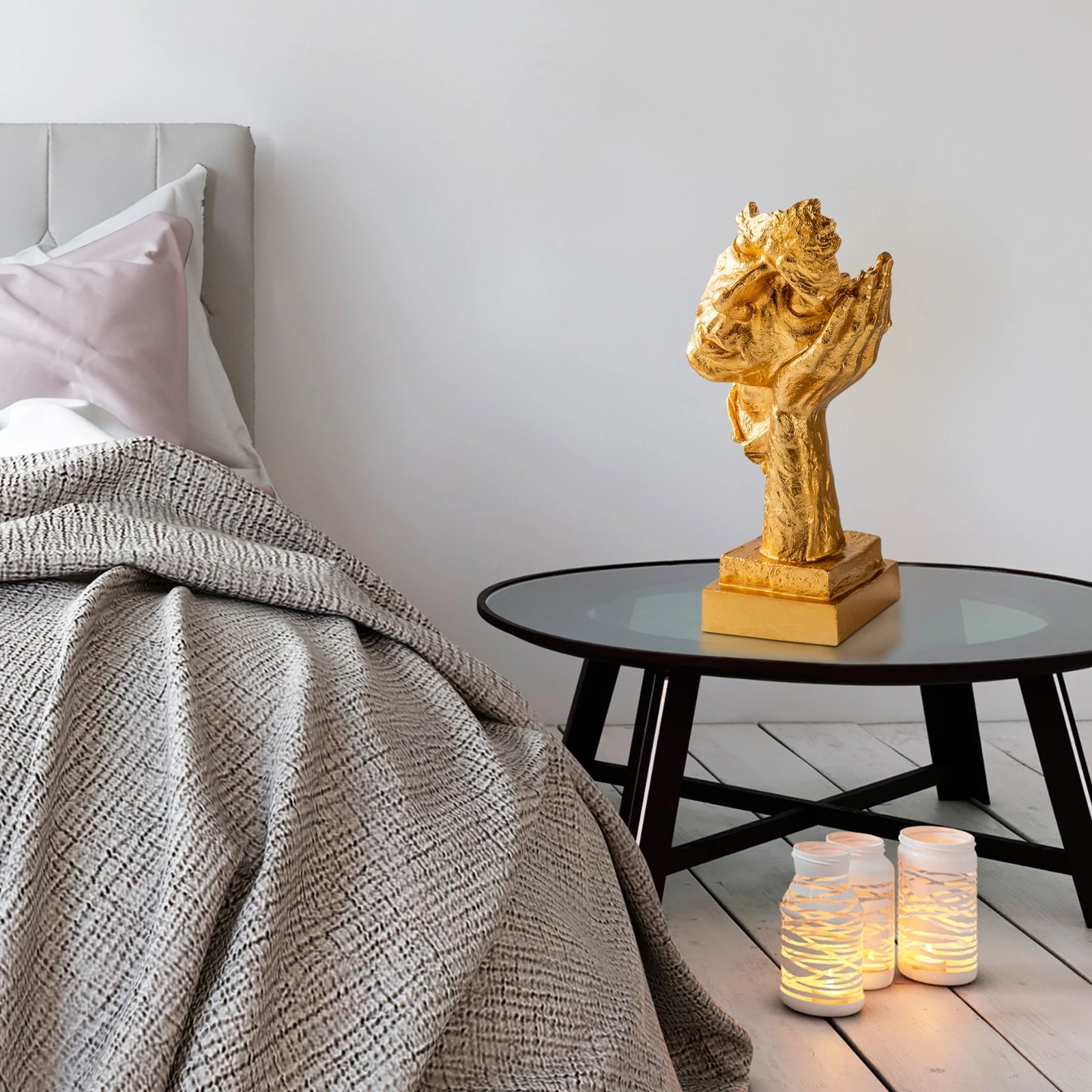 Objekt dekorativ Evila Originals, ngjyrë ari, Yak-030 Objekt dekorativ Evila Originals, ngjyrë ari, Yak-030